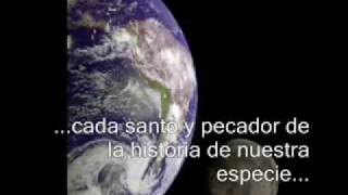 Carl Sagan  la tierra  una particula en el universo  reflexion de humildad [upl. by Barr]