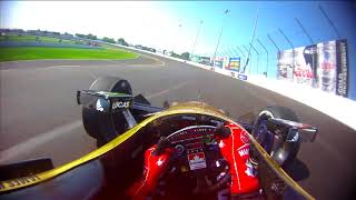 VISOR CAM James Hinchcliffe at Gateway Motorsports Park [upl. by Eiramlirpa]