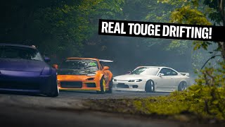 Touge Drifting at Gunsai  Japan [upl. by Nodyarg157]