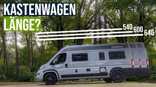 Die quotrichtigequot Kastenwagen Länge  540 vs 600 vs 640 [upl. by Alleyn547]