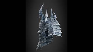 World of Warcraft Lich King Helmet 3D printable model  replica  prop  cosplay  stl  print file [upl. by Hebrew843]