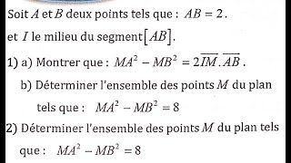 1 bac sm le produit scalaire exercices 47 et 48 page 221 [upl. by Piscatelli]