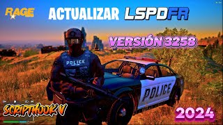 COMO ACTUALIZAR LSPDFR GTA 5 VERSIÓN 3323✅  Script Hook V  Rage Plugin  ELS  En Español 2024 [upl. by Nnairrek892]