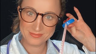 👩🏻‍⚕️ ASMR Sleep Doctor medical roleplay physical eye exam personal care attention layered sounds [upl. by Yadseut]