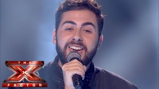 Andrea Faustini sings Mariah Careys Hero  Live Week 8  The X Factor UK 2014 [upl. by Kcirtemed]