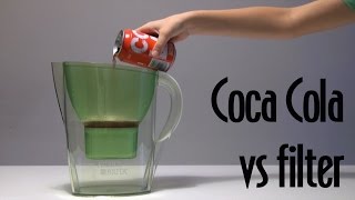 Coca Cola vs Brita filter What happens Experiment [upl. by Aleetha392]