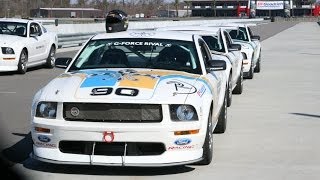 Passenger view in Mustang FR500 on NOLA race track [upl. by Asyle969]