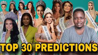 Miss Universe 2024 Top 30 Predictions Who Will Stand Out [upl. by Yle]