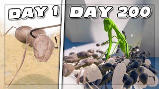 I SPENT 200 DAYS Building And EVOLVING My Own Ant Empire in Ant Keeping Simulator [upl. by Elita]