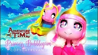 Doll Repaint PRINCESS BONNIBEL BUBBLEGUM amp LADY RAINICORN Adventure Time Repaint Custom Ooak [upl. by Ramma]