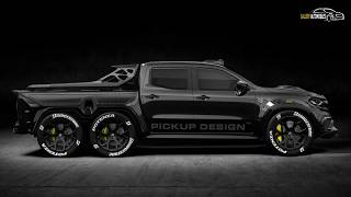 Monster X Is The 6x6 Carbon Fiber MercedesBenz XClass [upl. by Ardnasal]