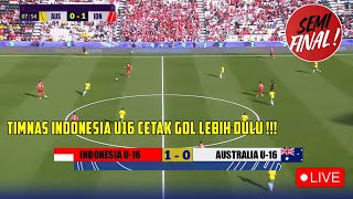 SEMIFINAL AFF U16 TIMNAS INDONESIA U16 VS AUSTRALIA U16  BERIKUT INI ADALAH JADWALNYA [upl. by Nwahsal]