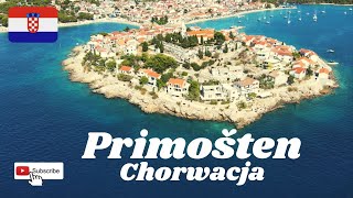 Primošten 🌴 Chorwacja Spacer dookoła półwyspu i najpiękniejsze plaże w Primošten 4K [upl. by Toback]