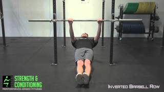 Inverted Barbell Row [upl. by Enuahs]