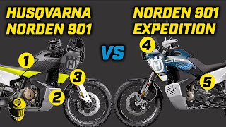 Husqvarna Norden 901 vs Norden 901 Expedition  What are the differences [upl. by Llenrup]