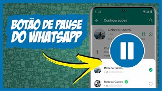 Forma mais FÁCIL de DESLIGAR o WHATSAPP Temporariamente [upl. by Carolyn]