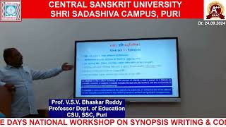 Prof VSV Bhaskar Reddy  1 [upl. by Idurt]