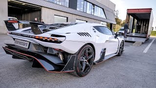 World first €24M Italdesign Zerouno delivery  first drive 4K [upl. by Eilahtan234]