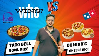 Dominos VS Taco Bell Rice Battle Sinhala Tamil English Review  Shuraim’s view [upl. by Billie]