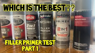 What’s the best filler primer for 3D printing  Filler primer testing part 1 [upl. by Illyes]