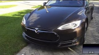 2013 Tesla Model S  Specs Interior and Test Drive the Tesla Model S [upl. by Jeminah515]