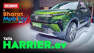 Productionspec Tata Harrier EV walkaround  the first AWD Tata EV I odmag [upl. by Assener672]