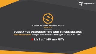 Substance Designer tips and tricks session  Adobe Substance 3D [upl. by Rab]