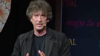 Hay Festival 2017 Neil Gaiman and Stephen Fry  Myth Makers [upl. by Voltz]