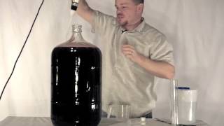 Making Wine from a Kit Part III Degassing and Clarifying Your Wine [upl. by Nonie]