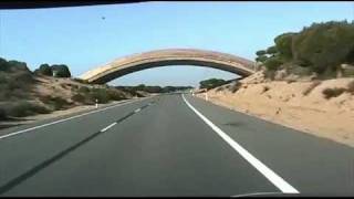 A494 Huelva  Alrededor del Parque Nacional de Doñana  Highways in Spain [upl. by Ada]