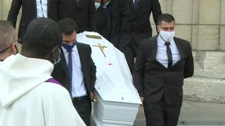 Funeral held for French student found drowned near her home  AFP [upl. by Atiuqcir]