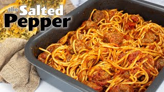 Ninja Foodi Spaghetti Bolognese EASY dump and start pressure cooker recipe [upl. by Annaeel]