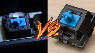 Cherry MX Blue vs Longhua Blue on TVS Gold [upl. by Pfaff]