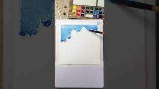 Easy Watercolor Painting watercolorart watercolorpainting watercolor foryou art artwork [upl. by Epuladaug]