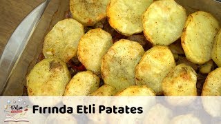 Fırında Etli Patates Tarifi [upl. by Lyndel416]