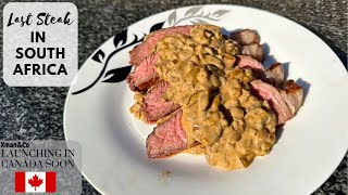 Beef Rump Steak Recipe  Best Mushroom Sauce by Xman amp Co [upl. by Arada885]