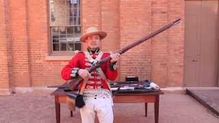 Loading and firing the Flintlock musket [upl. by Leanard]