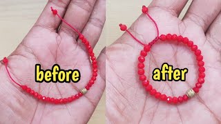 servis gelang kristal untuk anak  tutorial bikin gelang kristal buat anak [upl. by Akiwak104]