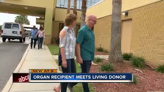 Organ recipient meets living donor [upl. by Adekam]