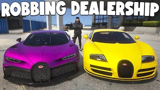 Robbing Bugatti Dealership in GTA 5 RP [upl. by Ronny]