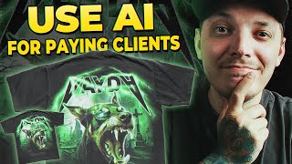 How to Design TShirts Using AI for Paying Clients [upl. by Ohs]