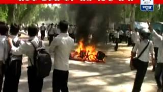 Allahabad Protest ovet BTech student death [upl. by Aritak349]