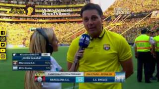 Alfaro Moreno  Declaraciones Clasico del Astillero [upl. by Asseret101]