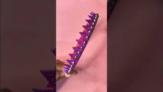 Easy Hairband craft from sheet New creative ideas for kids hairband trending shorts viralvideo [upl. by Mazur572]