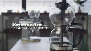 Presenting the Siphon Coffee Brewer  KitchenAid [upl. by Ahsenrad]