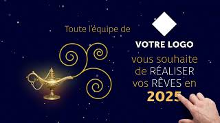 Vœux bonne année originaux 2025 🧞‍♂️💭 FX162  Vidéostorytelling by Néologis [upl. by Laven]