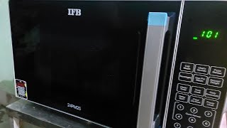 Unboxing of Microwave Oven  IFB 24PM2S  24L Solo Microwave Oven [upl. by Gualtiero]