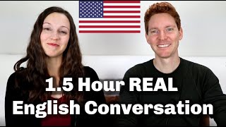 15 HOUR English Conversation Lesson [upl. by Tiraj]