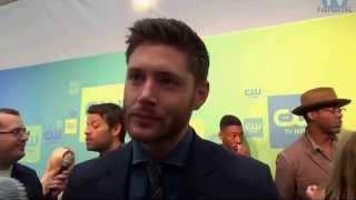 Jensen Ackles TVFanatic Interview at CW Upfronts 2014 [upl. by Yuri]