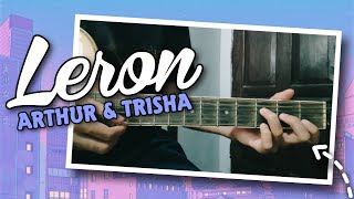 Leron  Arthur Miguel feat Trisha Macapagal 4 CHORDS ONLY for beginners [upl. by Mara]